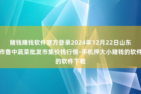 赌钱赚钱软件官方登录2024年12月22日山东淄博市鲁中蔬菜批发市集价钱行情-手机押大小赌钱的软件下载