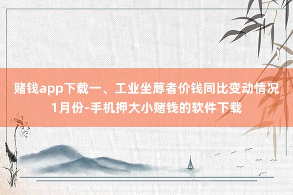 赌钱app下载　　一、工业坐蓐者价钱同比变动情况　　1月份-手机押大小赌钱的软件下载
