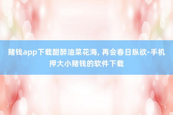 赌钱app下载酣醉油菜花海, 再会春日纵欲-手机押大小赌钱的软件下载