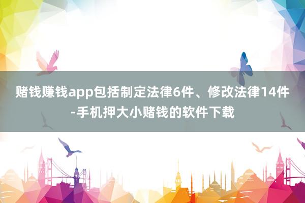 赌钱赚钱app包括制定法律6件、修改法律14件-手机押大小赌钱的软件下载