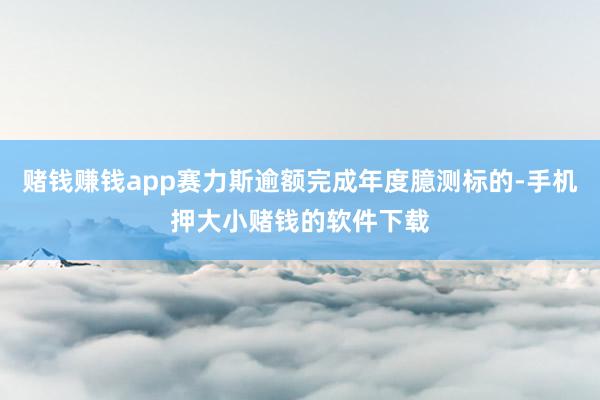 赌钱赚钱app赛力斯逾额完成年度臆测标的-手机押大小赌钱的软件下载