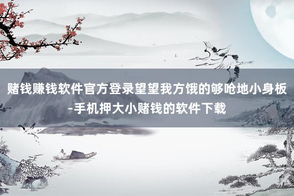 赌钱赚钱软件官方登录望望我方饿的够呛地小身板-手机押大小赌钱的软件下载