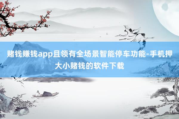 赌钱赚钱app且领有全场景智能停车功能-手机押大小赌钱的软件下载