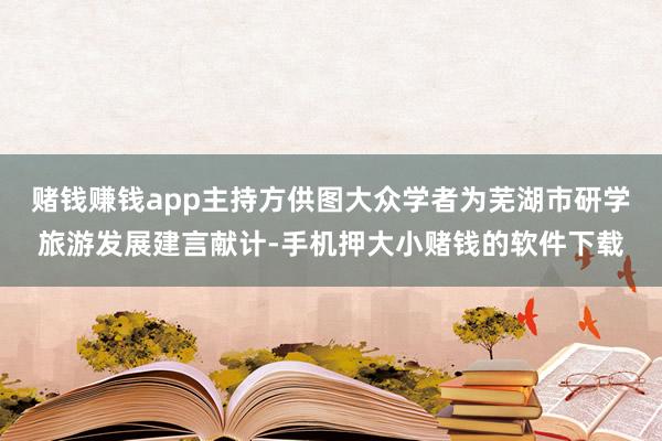 赌钱赚钱app主持方供图大众学者为芜湖市研学旅游发展建言献计-手机押大小赌钱的软件下载