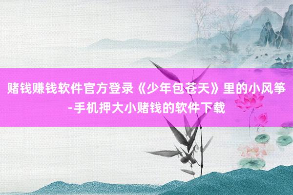 赌钱赚钱软件官方登录《少年包苍天》里的小风筝-手机押大小赌钱的软件下载