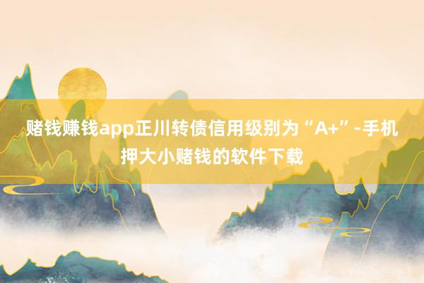 赌钱赚钱app正川转债信用级别为“A+”-手机押大小赌钱的软件下载