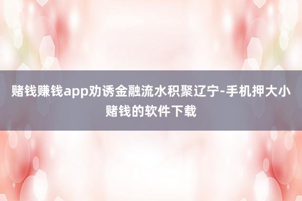 赌钱赚钱app劝诱金融流水积聚辽宁-手机押大小赌钱的软件下载