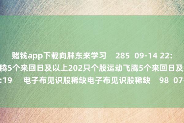 赌钱app下载向胖东来学习 285 09-14 22:15 202只个股运动飞腾5个来回日及以上202只个股运动飞腾5个来回日及以上 0 08-22 15:19 电子布见识股稀缺电子布见识股稀缺 98 07-15 22:40 一财最热 点击关闭-手机押大小赌钱的软件下载