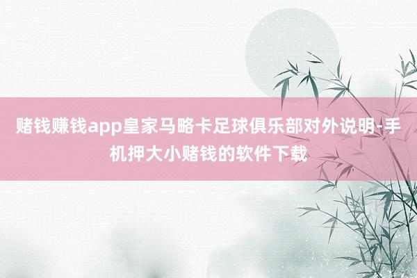 赌钱赚钱app皇家马略卡足球俱乐部对外说明-手机押大小赌钱的软件下载