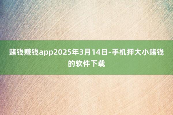 赌钱赚钱app2025年3月14日-手机押大小赌钱的软件下载