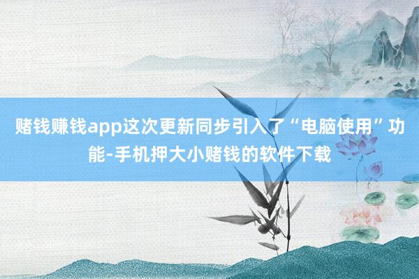 赌钱赚钱app这次更新同步引入了“电脑使用”功能-手机押大小赌钱的软件下载