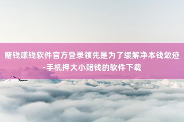 赌钱赚钱软件官方登录领先是为了缓解净本钱敛迹-手机押大小赌钱的软件下载