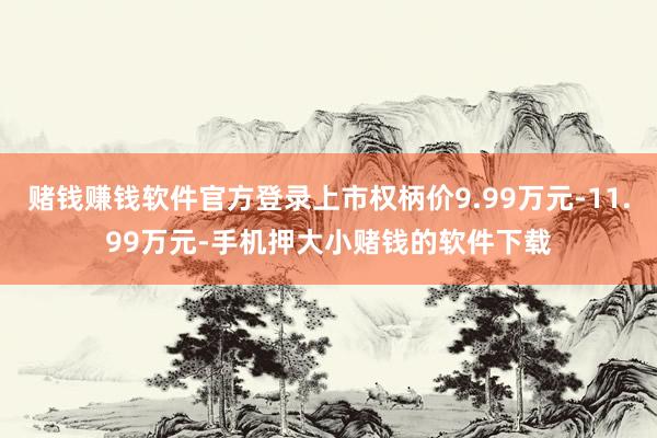 赌钱赚钱软件官方登录上市权柄价9.99万元-11.99万元-手机押大小赌钱的软件下载